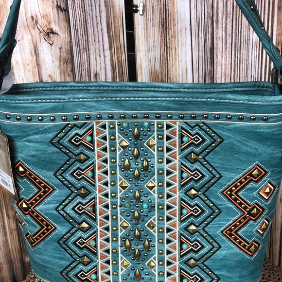 Montana West Aztec Collection Hobo - Picture 2 of 6